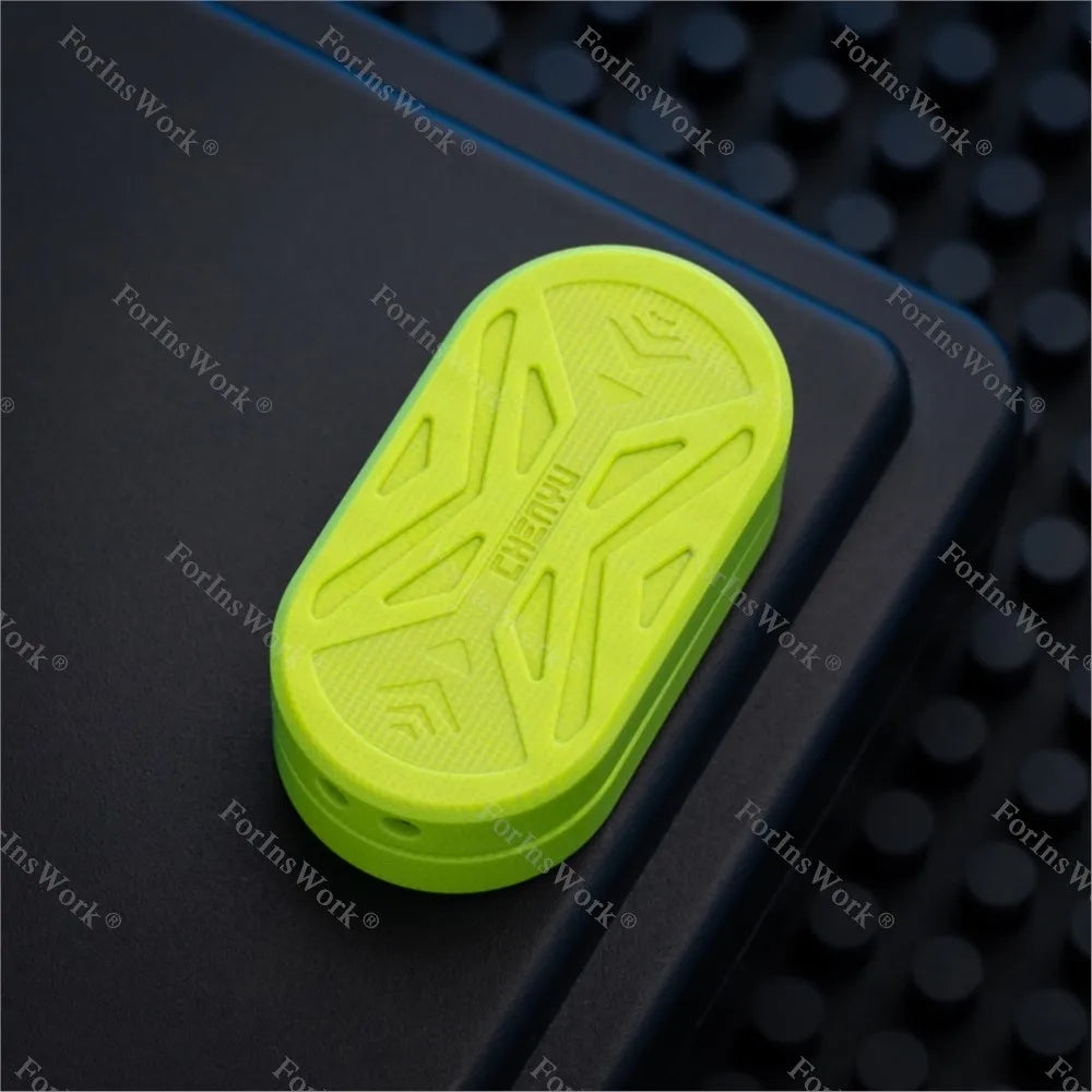 Double-Layer Mechanical Push Slider – Metal EDC Fidget Toy for Stress Relief & Focus