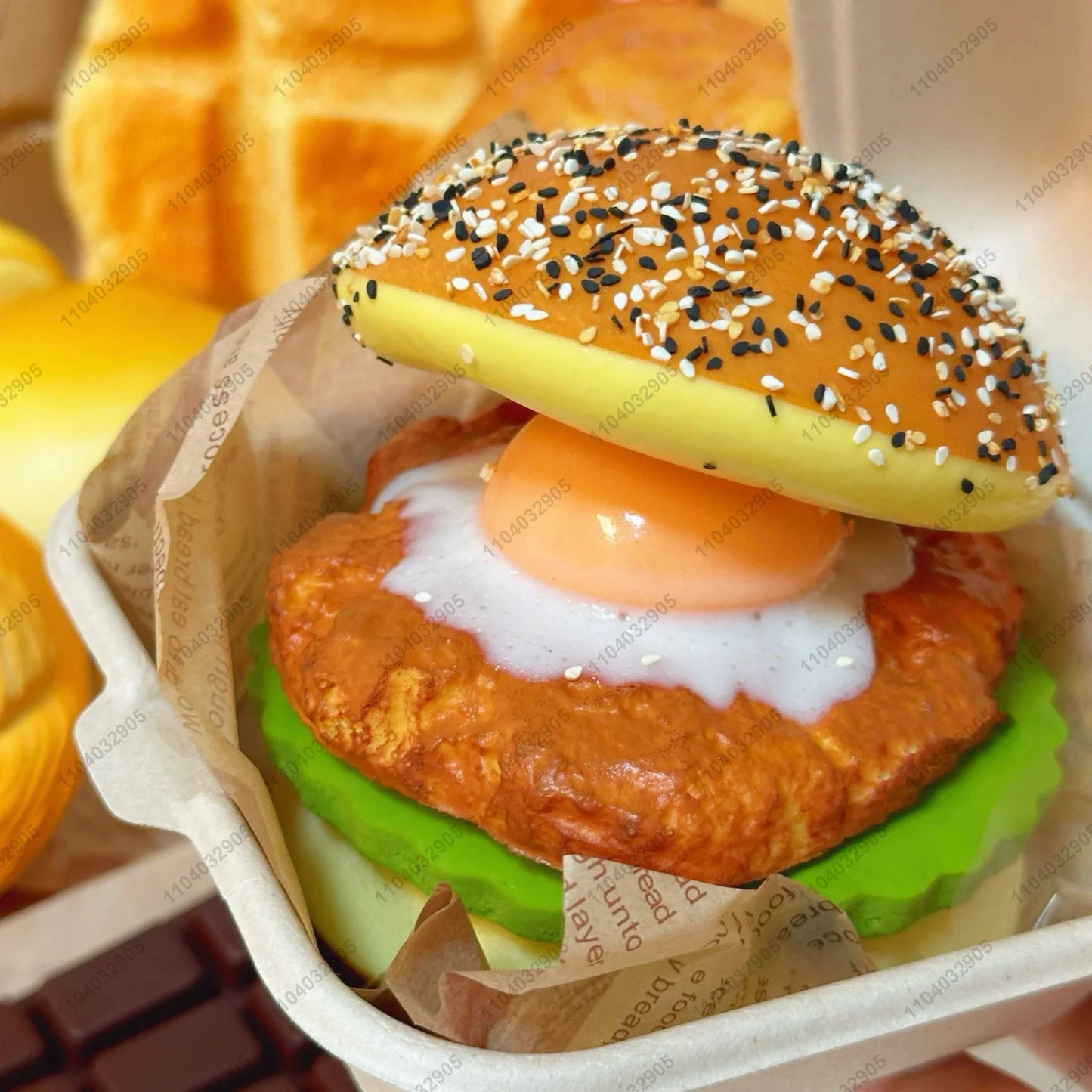 Bakery-Themed Squishy Toy – Soft, Slow Rebound Toast for Stress & Anxiety Relief