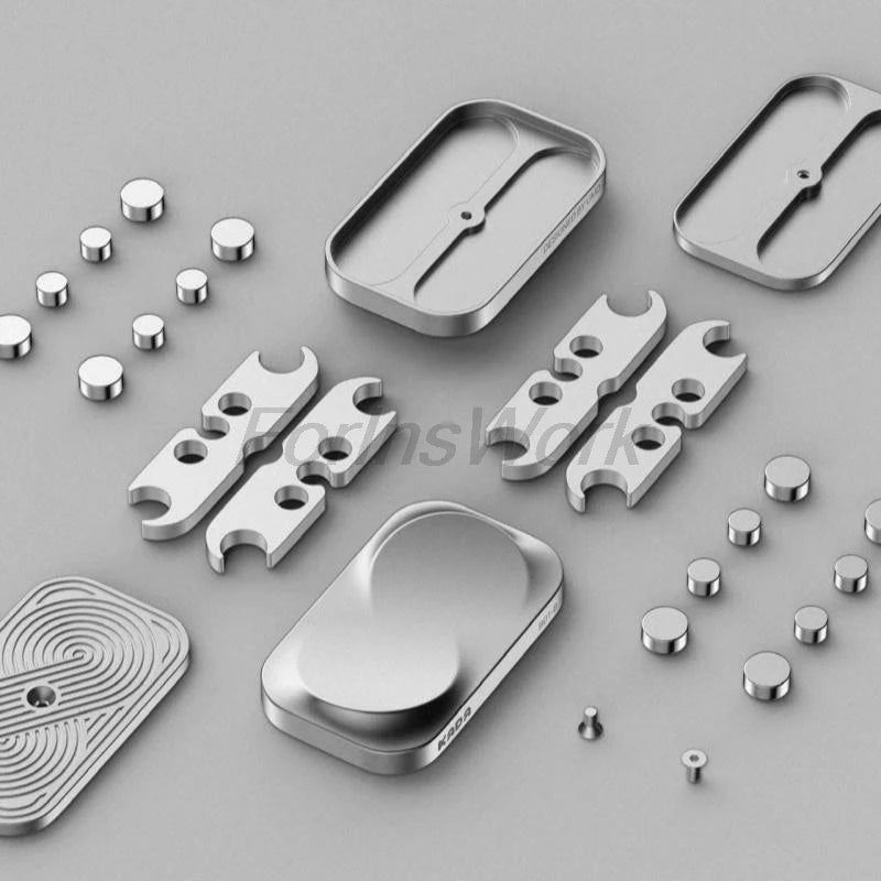 KADA Unlimited Bit Titanium Alloy EDC Push Slider – Athletic Design Fidget Toy for Stress & Anxiety Relief