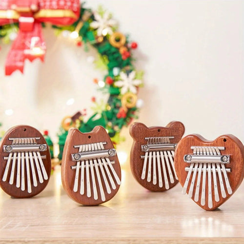 Portable 8-Key Thumb Piano – Mini Kalimba Pendant for Stress Relief & Musical Fun