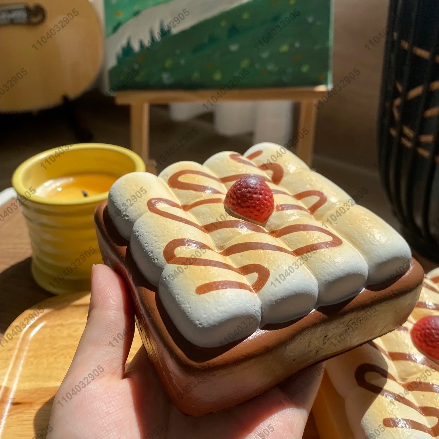 Bakery-Themed Squishy Toy – Soft, Slow Rebound Toast for Stress & Anxiety Relief