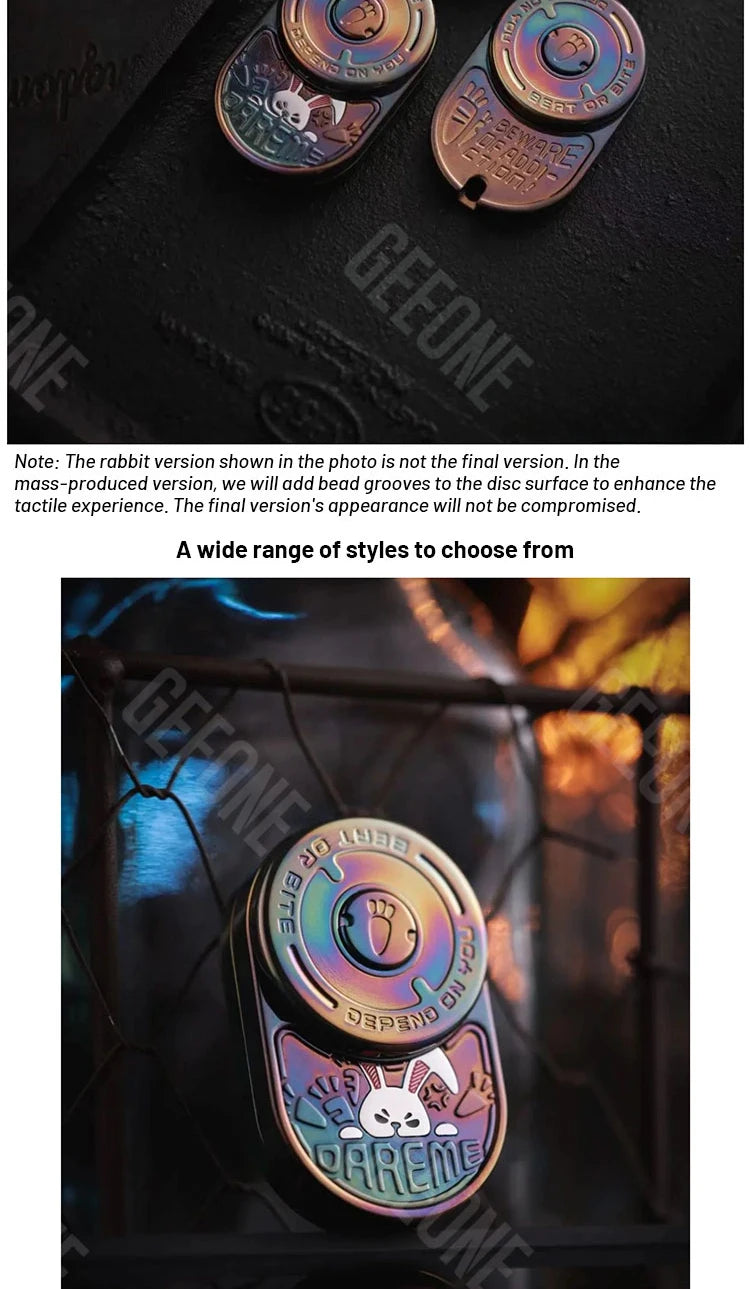 Portable Mechanical Fidget Slider – EDC Stress Relief Toy for Adults