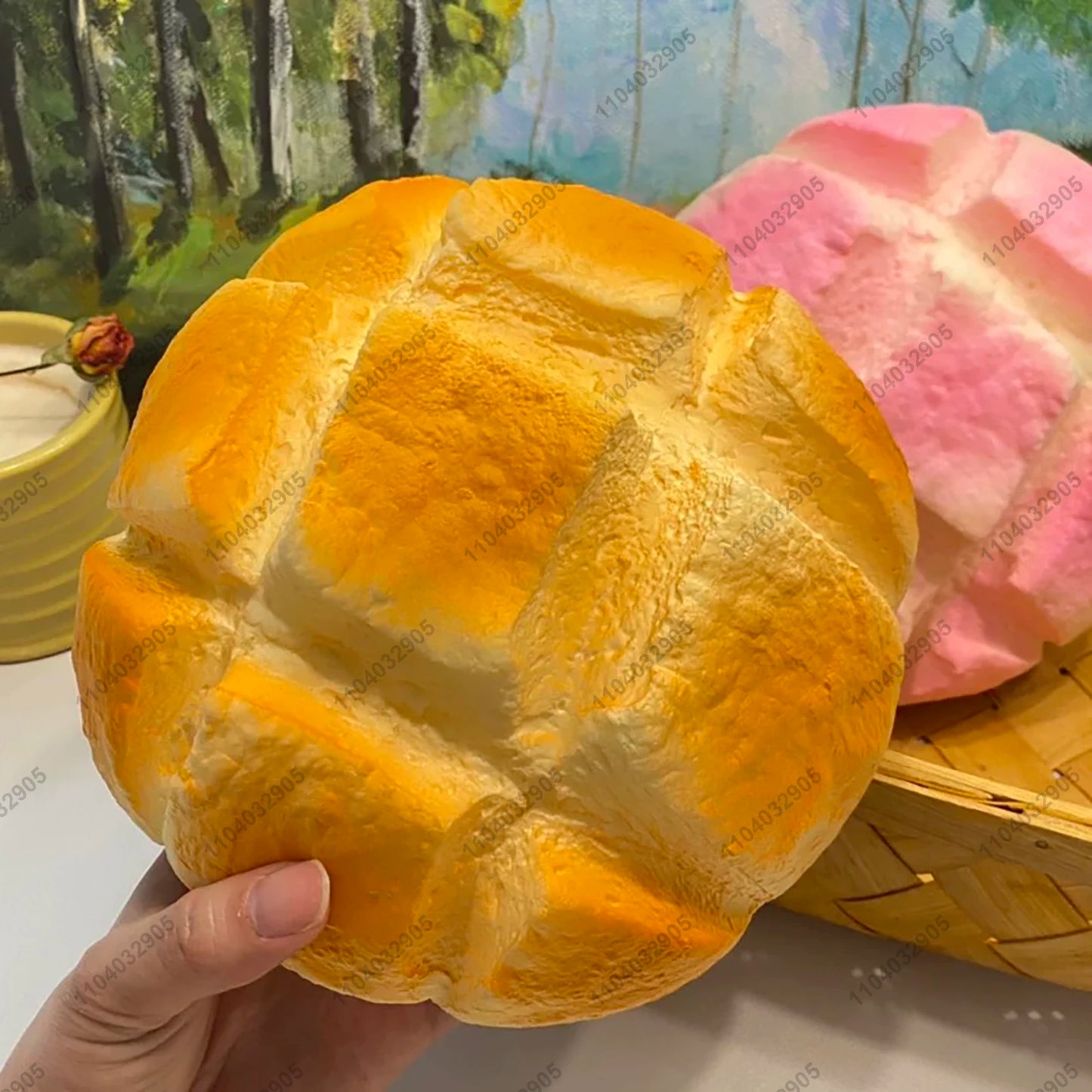 Bakery-Themed Squishy Toy – Soft, Slow Rebound Toast for Stress & Anxiety Relief