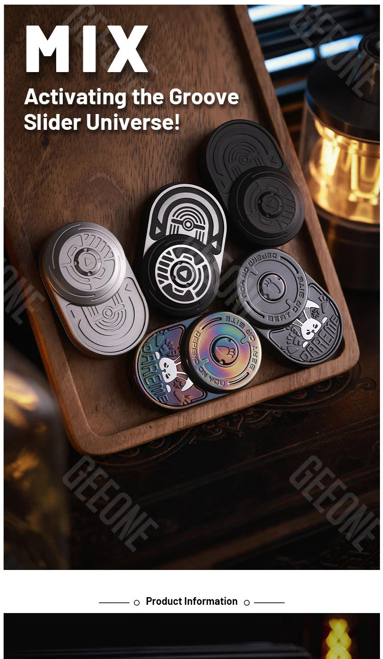 Portable Mechanical Fidget Slider – EDC Stress Relief Toy for Adults