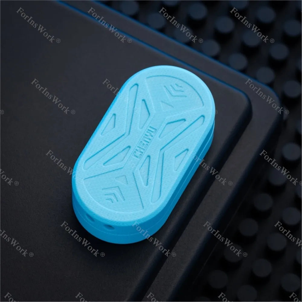 Double-Layer Mechanical Push Slider – Metal EDC Fidget Toy for Stress Relief & Focus