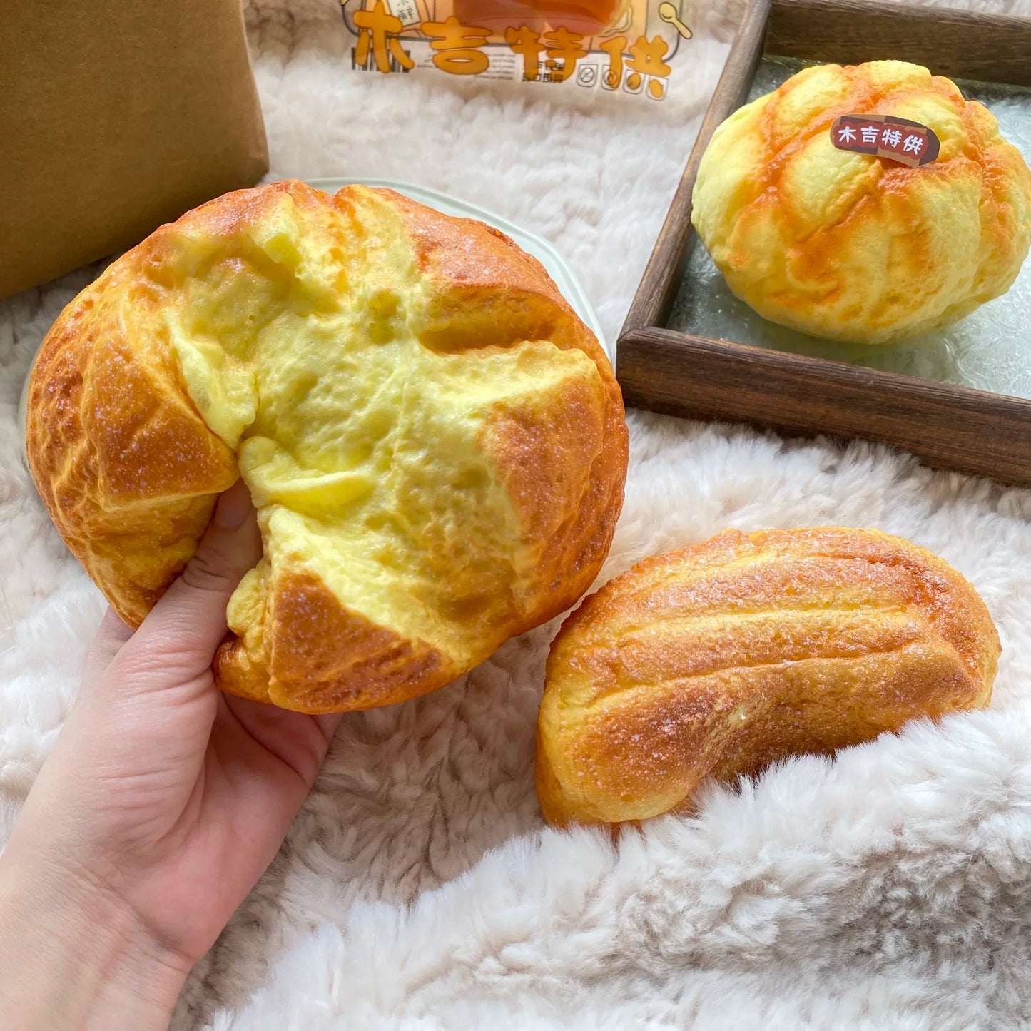 Bakery-Themed Squishy Toy – Soft, Slow Rebound Toast for Stress & Anxiety Relief