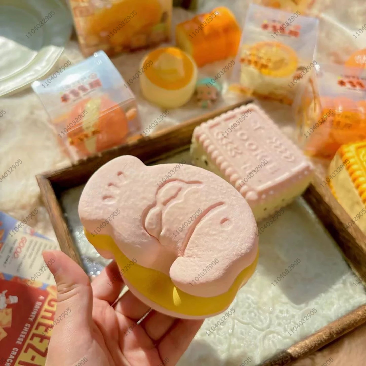 Bakery-Themed Squishy Toy – Soft, Slow Rebound Toast for Stress & Anxiety Relief