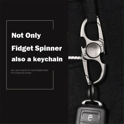 3-in-1 Fidget Spinner Keychain – Stress Relief Toy with Built-in Bottle Opener