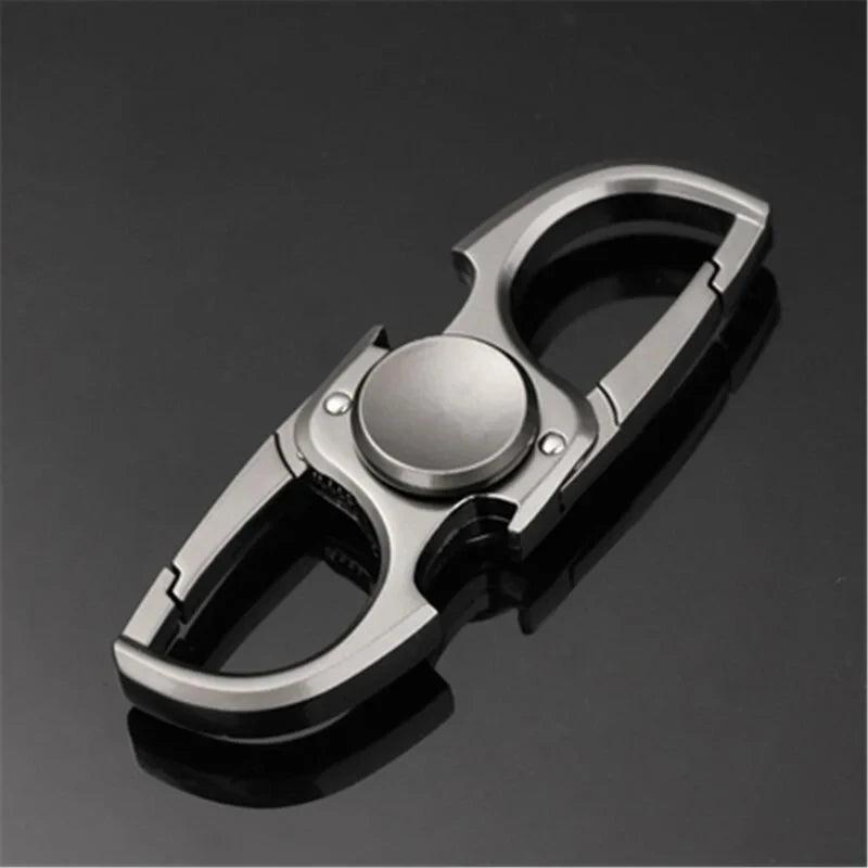 3-in-1 Fidget Spinner Keychain – Stress Relief Toy with Built-in Bottle Opener