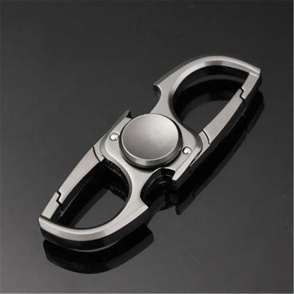 3-in-1 Fidget Spinner Keychain – Stress Relief Toy with Built-in Bottle Opener