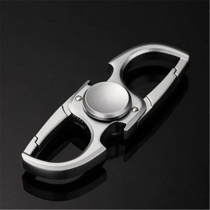3-in-1 Fidget Spinner Keychain – Stress Relief Toy with Built-in Bottle Opener