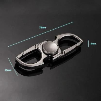 3-in-1 Fidget Spinner Keychain – Stress Relief Toy with Built-in Bottle Opener