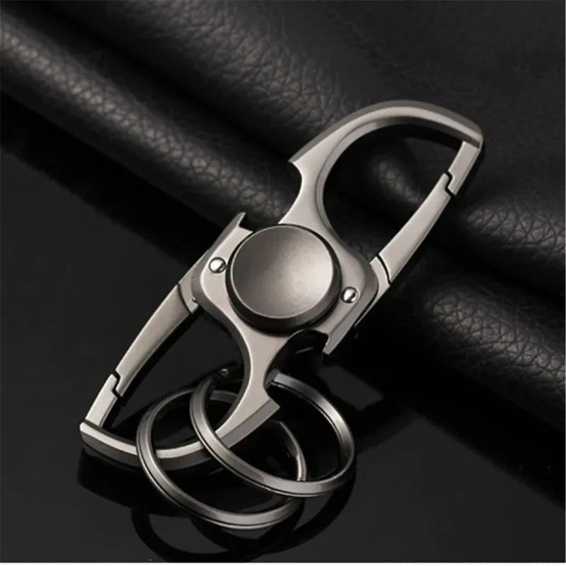 3-in-1 Fidget Spinner Keychain – Stress Relief Toy with Built-in Bottle Opener
