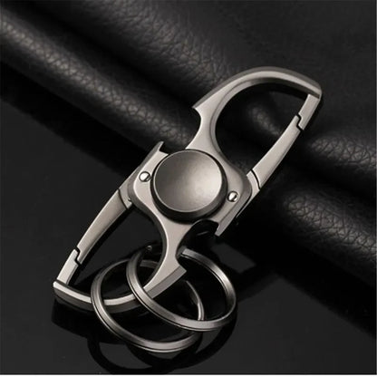 3-in-1 Fidget Spinner Keychain – Stress Relief Toy with Built-in Bottle Opener