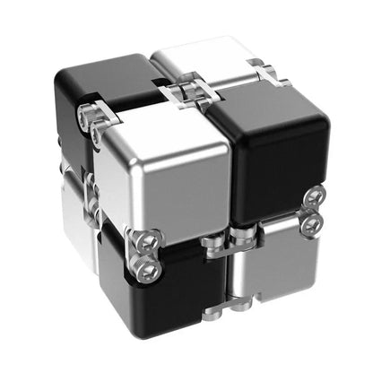 Premium Metal Infinity Cube – Smart Fidget Toy for Stress Relief & Focus