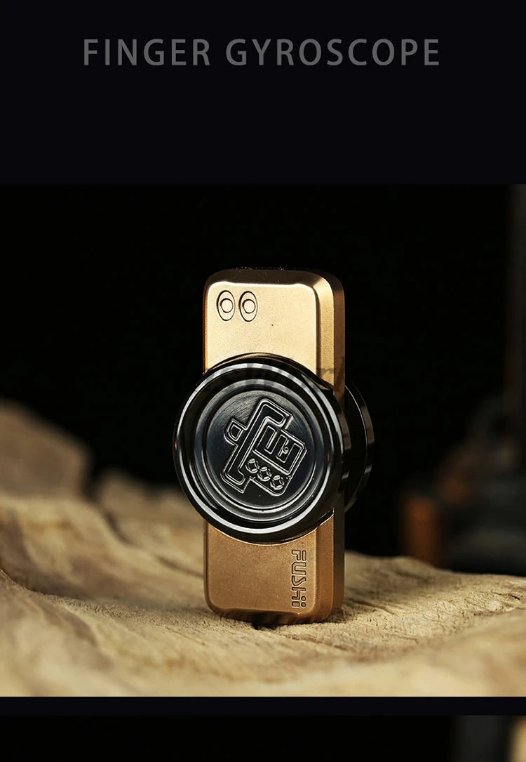 Zirconium Alloy EDC Fidget Spinner – Precision CNC Machined Stress Relief Toy for Adults