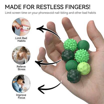 Magnetic Fidget Balls – Quiet Stress Relief Toy for Office, Travel & ADHD/Anxiety Support