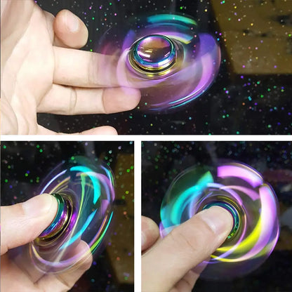 Premium Stainless Steel Fidget Spinner – Long Spin Time, High-Speed Precision for Stress & Anxiety Relief