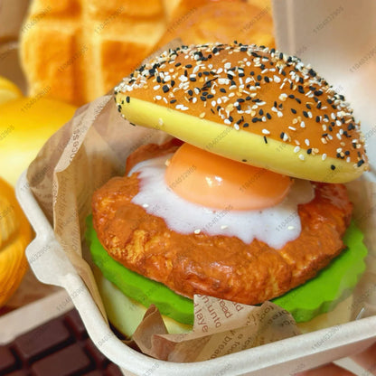 Bakery-Themed Squishy Toy – Soft, Slow Rebound Toast for Stress & Anxiety Relief