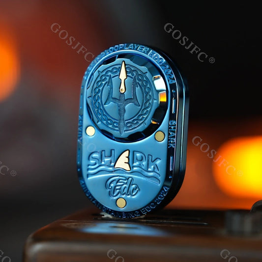 Double-Layer Mechanical Push Slider – Metal EDC Fidget Toy for Stress Relief & Focus