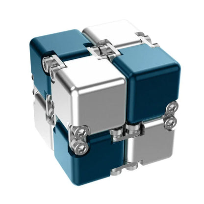 Premium Metal Infinity Cube – Smart Fidget Toy for Stress Relief & Focus