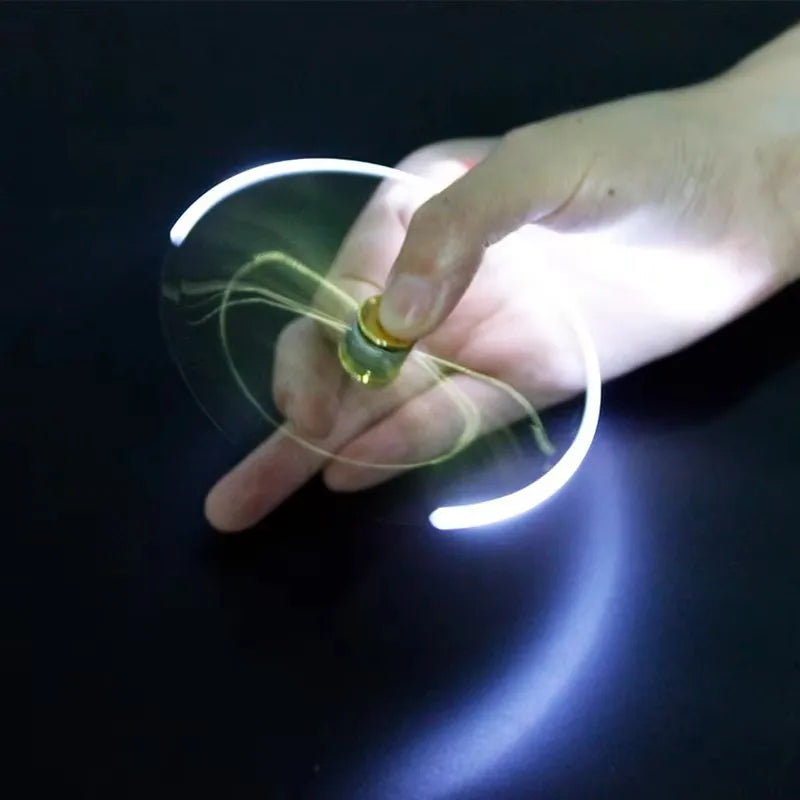 3-in-1 Gyro Pen with LED Light – Writing, Spinning & Stress Relief in One