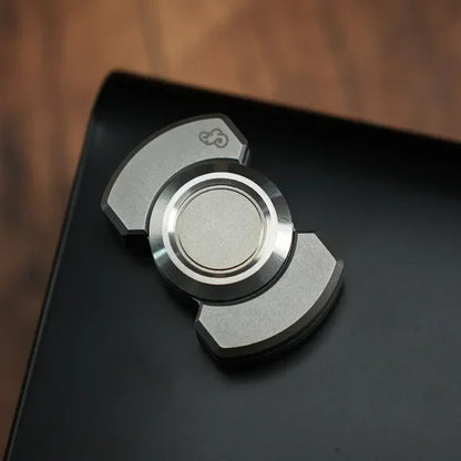 Mini Magnetic Slider Fidget – Transformable EDC Metal Spinner Push Card for Anxiety & Focus