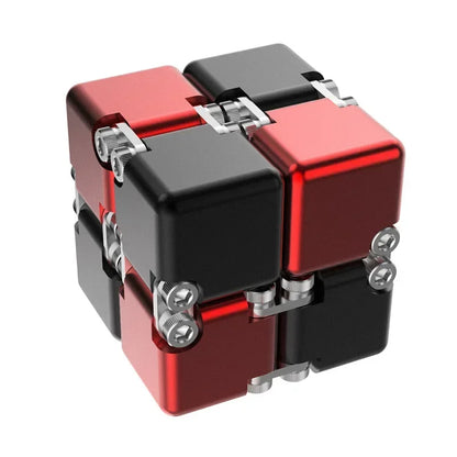 Premium Metal Infinity Cube – Smart Fidget Toy for Stress Relief & Focus