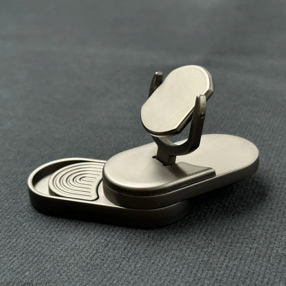 EDC Magnetic Fidget Slider – Metal Push & Spin Decompression Toy for Adults with Target Coin Feature