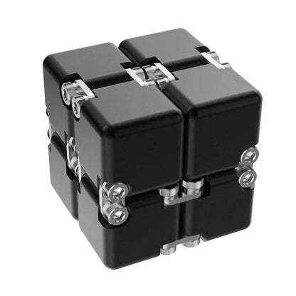 Premium Metal Infinity Cube – Smart Fidget Toy for Stress Relief & Focus