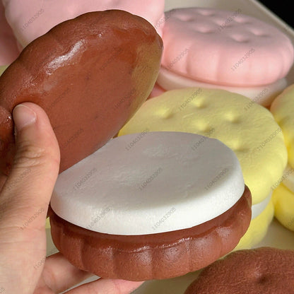 Irresistibly Soft Cookie Squishy – Triple Layer Stress Relief Toy for Instant Calm