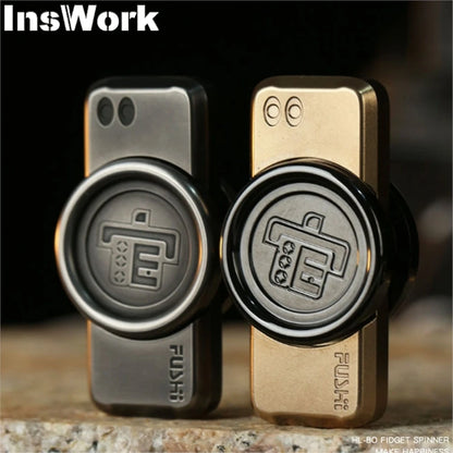 Zirconium Alloy EDC Fidget Spinner – Precision CNC Machined Stress Relief Toy for Adults