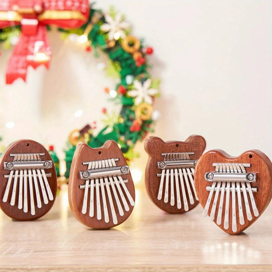 Portable 8-Key Thumb Piano – Mini Kalimba Pendant for Stress Relief & Musical Fun