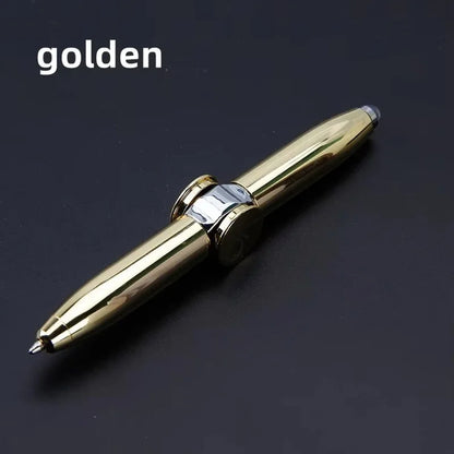 3-in-1 Gyro Pen with LED Light – Writing, Spinning & Stress Relief in One