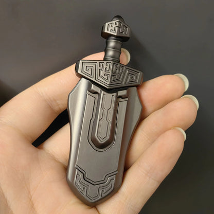 EDC Magnetic Sword Fidget Slider – Anti-Anxiety Metal Decompression Toy for Adults