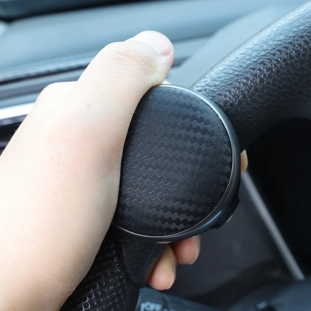 360° Rotating Steering Wheel Spinner Knob – Effort-Saving One-Handed Control for Cars, Trucks, and SUV