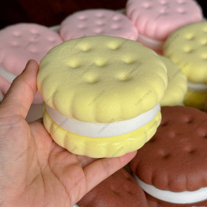 Irresistibly Soft Cookie Squishy – Triple Layer Stress Relief Toy for Instant Calm