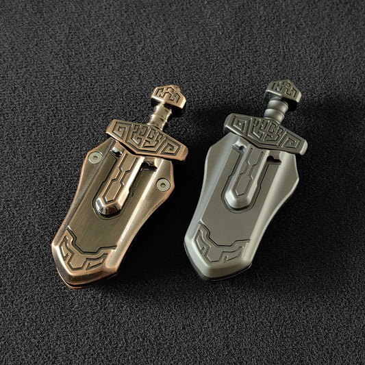 EDC Magnetic Sword Fidget Slider – Anti-Anxiety Metal Decompression Toy for Adults
