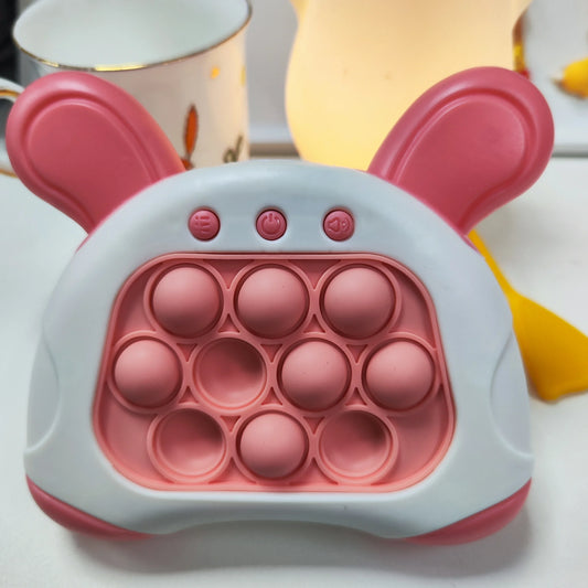 Electronic Light-Up Quick Push Bubble Game – Handheld Whack-a-Mole Style Fidget Toy for Stress Relief & Focus