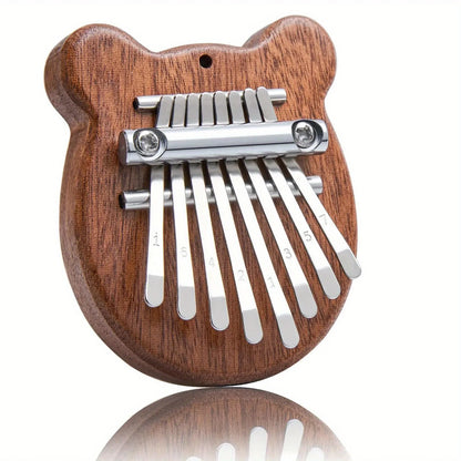 Portable 8-Key Thumb Piano – Mini Kalimba Pendant for Stress Relief & Musical Fun