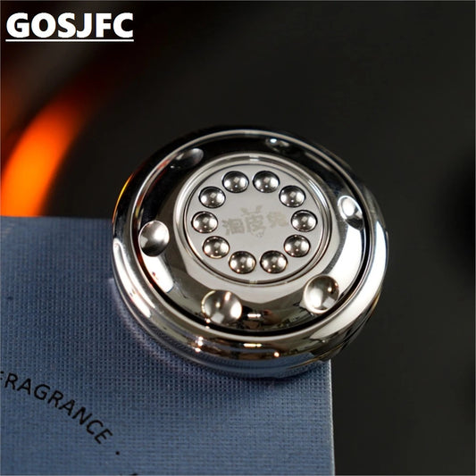 Stainless Steel UFO Fidget Slider – Mechanical Coin Spinner Toy for Office Stress Relief