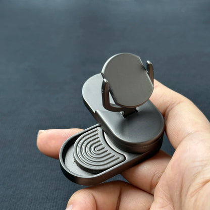 EDC Magnetic Fidget Slider – Metal Push & Spin Decompression Toy for Adults with Target Coin Feature