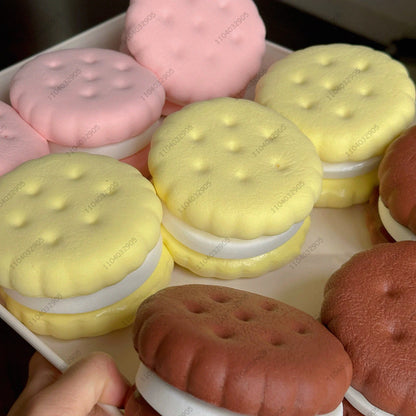 Irresistibly Soft Cookie Squishy – Triple Layer Stress Relief Toy for Instant Calm