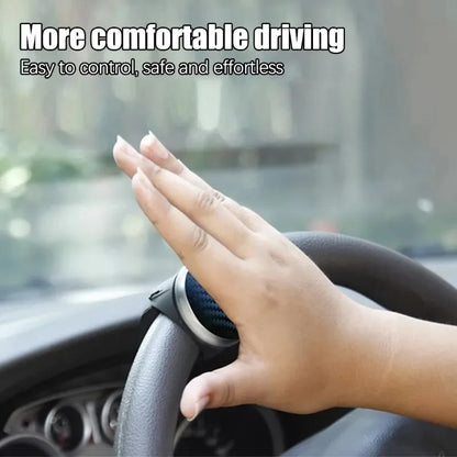 360° Rotating Steering Wheel Spinner Knob – Effort-Saving One-Handed Control for Cars, Trucks, and SUV