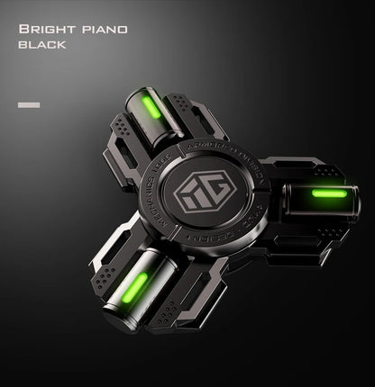 Glow-in-the-Dark Alloy Fidget Spinner – High-Speed EDC Toy for Stress Relief & Focus