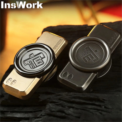 Zirconium Alloy EDC Fidget Spinner – Precision CNC Machined Stress Relief Toy for Adults