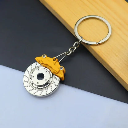 Mini Alloy Car Wheel Rim Keychain – Perfect Gift for Car Enthusiasts