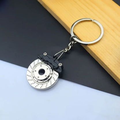 Mini Alloy Car Wheel Rim Keychain – Perfect Gift for Car Enthusiasts