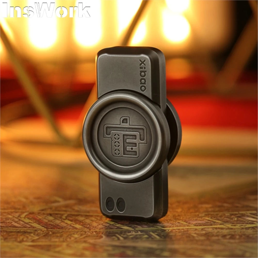 Zirconium Alloy EDC Fidget Spinner – Precision CNC Machined Stress Relief Toy for Adults