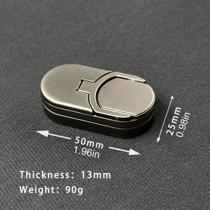 EDC Magnetic Fidget Slider – Metal Push & Spin Decompression Toy for Adults with Target Coin Feature